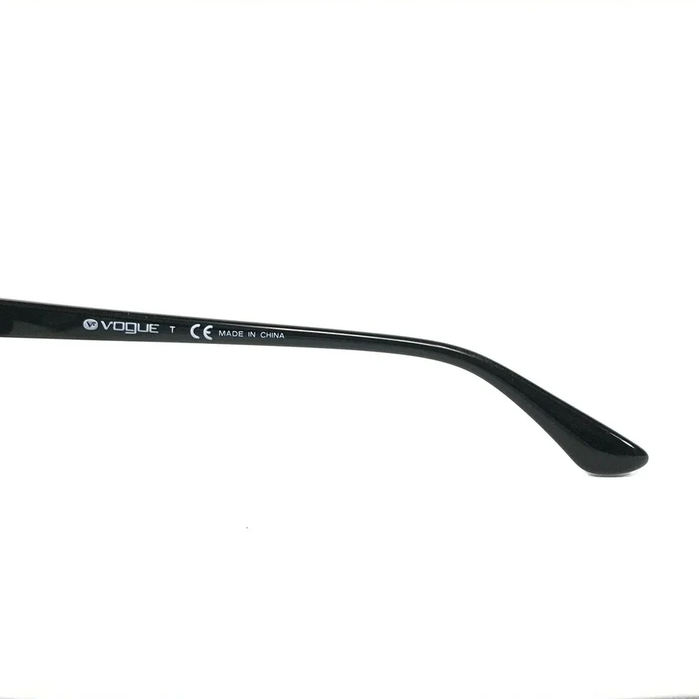 Vogue Eyeglasses Frames VO2764 W44 Black Round Side Logos 54-17-140